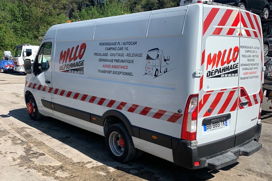 Fourgon Master Millo Dépannage agréé assistance
